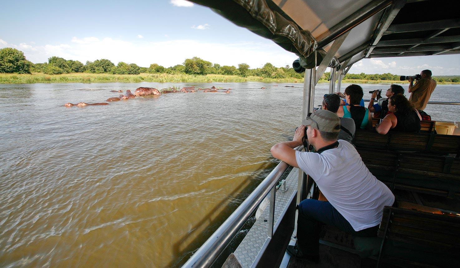 Boat Safari Below Murchison Falls
